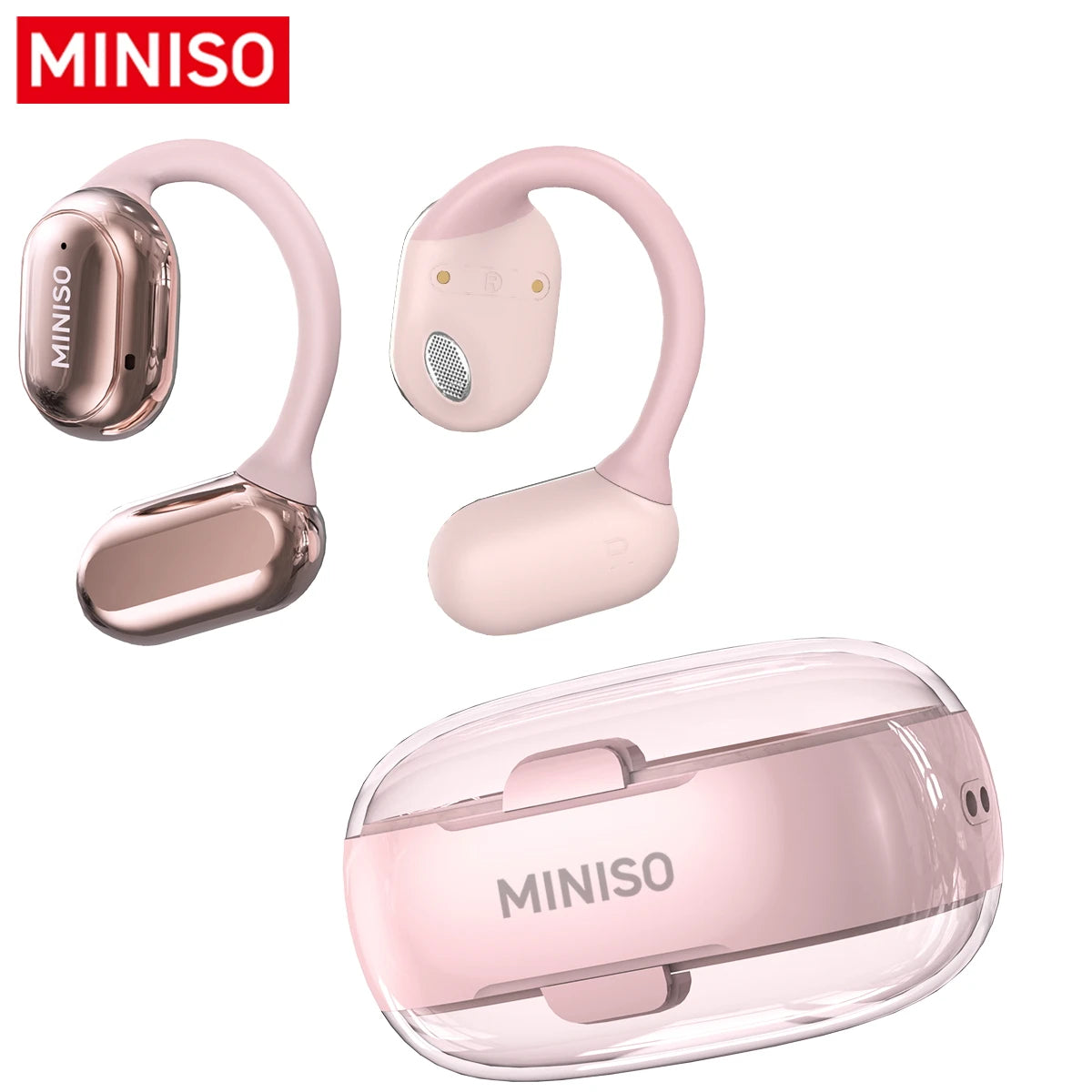 X39 Wireless Ear Earbuds Bluetooth Pink