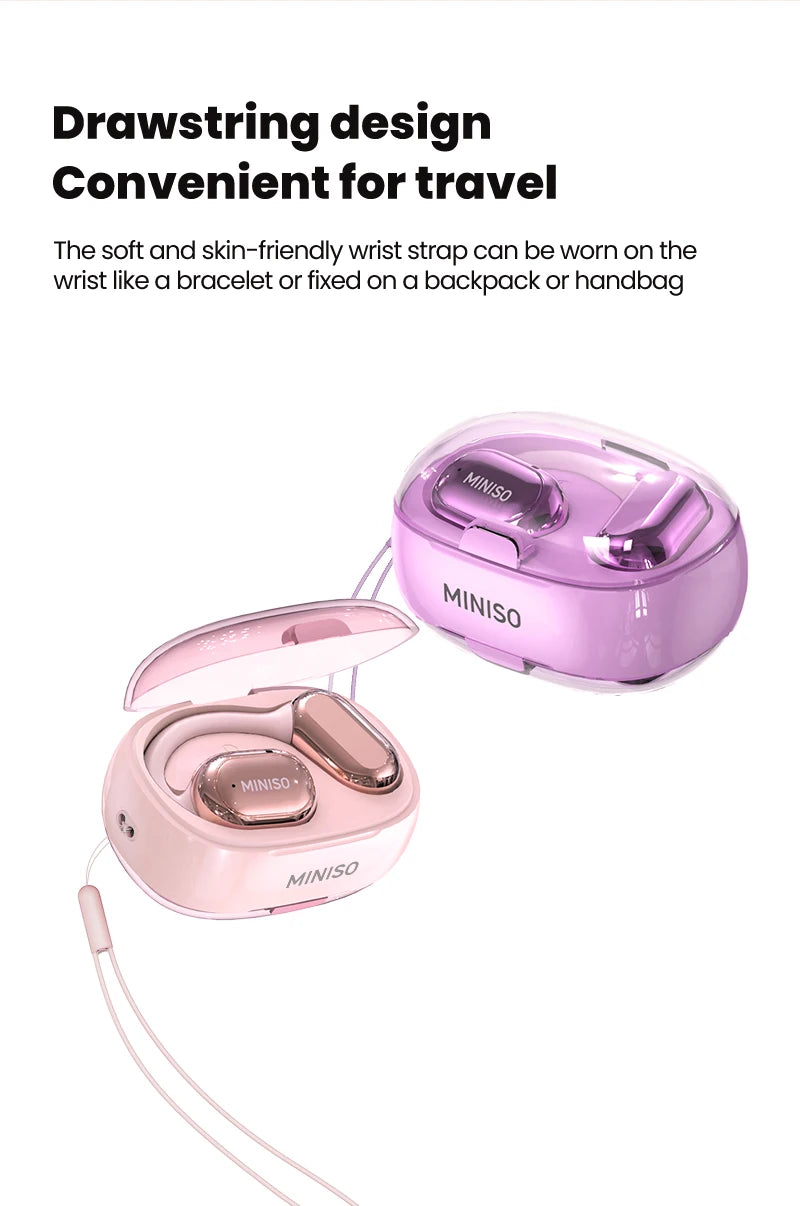 X39 Wireless Ear Earbuds Bluetooth Purple